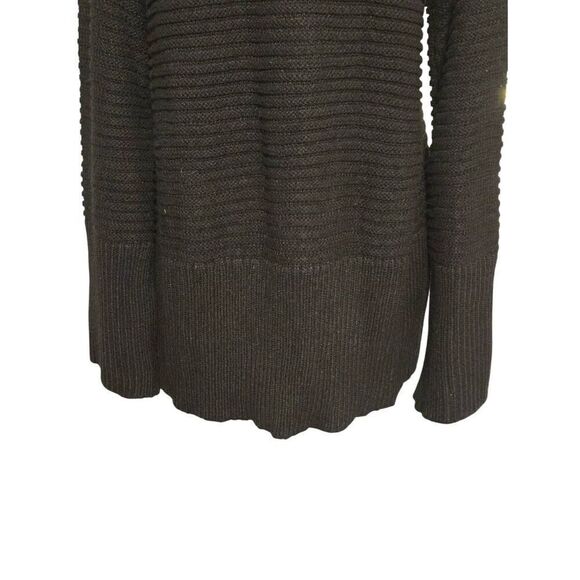 DG2 by Diane Gilman Women's Size Medium Black Knit Pullover Sweater - Picture 4 of 7